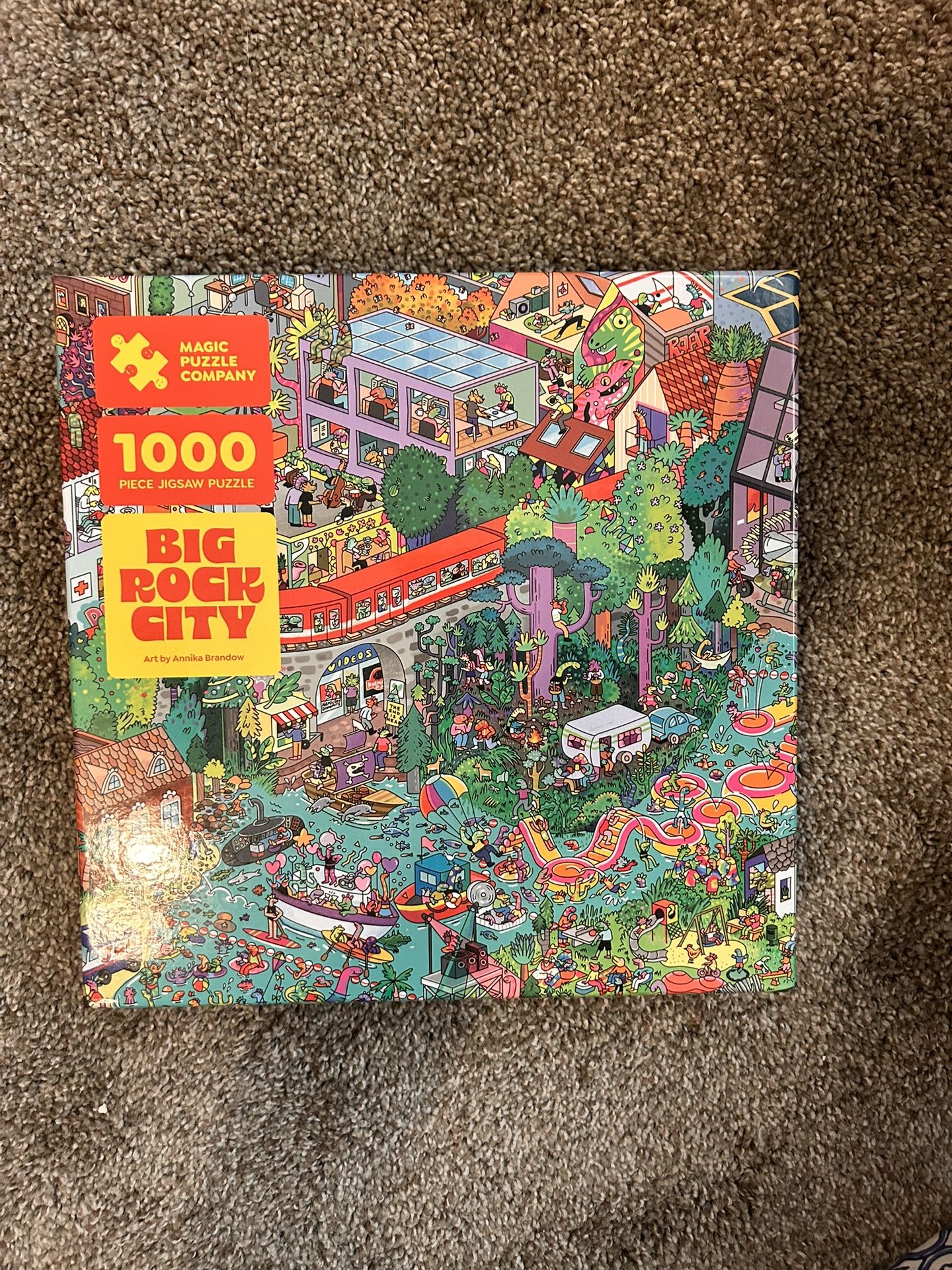 Magic Puzzle Company - Big Rock City - 1000 Piece Puzzle