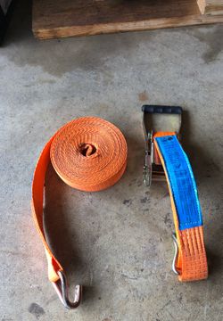 Tie down straps.