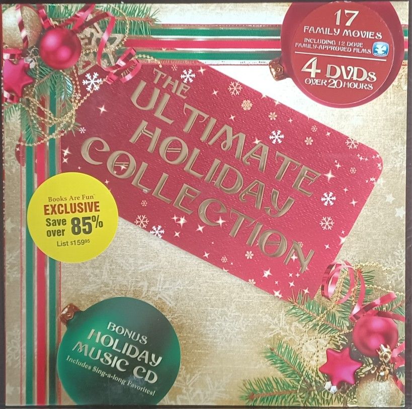 "The Ultimate Holiday Collection" 17 Full Length Xmas Movies+Bonus Holiday CD~EX