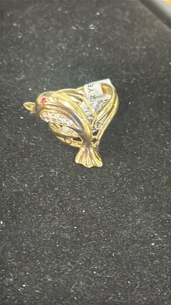 Dolphin ring 14k gold