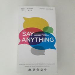 Say Anything Game