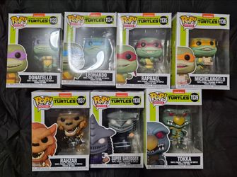 Nickelodeon TMNT funko lot of 7