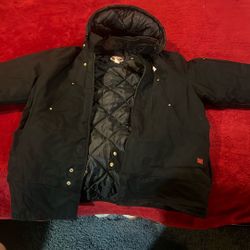 Black Tough Duck Canadian winter jacket, 3xl