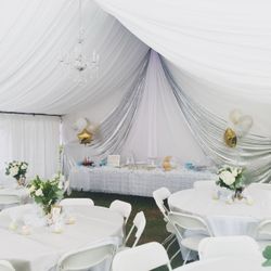 Tent draping