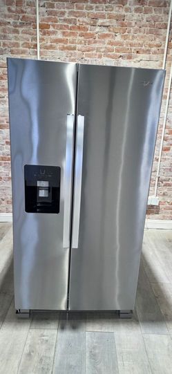Whirlpool 36 freezer refrigerator side by side