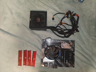 Gaming PC Parts Bundle – ASUS PRIME B550-PLUS, 32GB RAM & Thermaltake 600W PSU