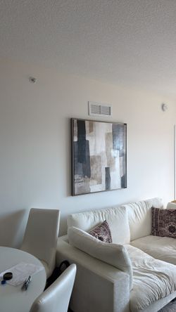 Abstract painted picture frame
