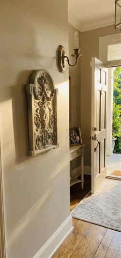 Architectural tile panel-neoclassical relief wall plaque-ceramic/terracotta-vintage