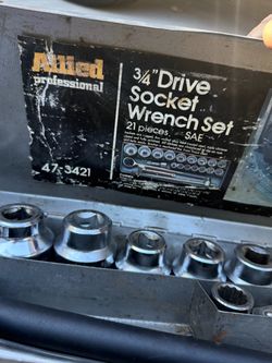 Allied Professional 3/4" Drive Socket Wrench Set