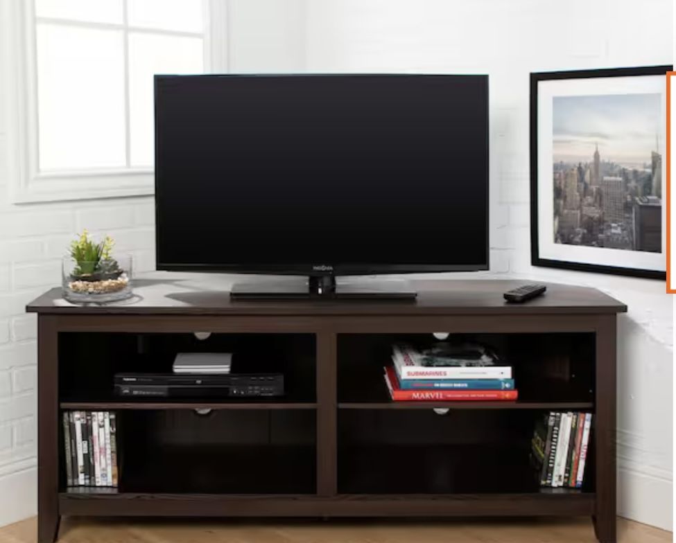 Black Tv Stand 58” (fox max 65” Tv)