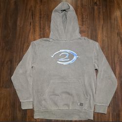 Rare Halo 2 Microsoft Bungie Xbox Hoodie Size Small Fits M Hoodie XBOX Y2K Gray