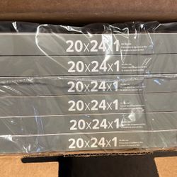 Brand New 6 Pack Of 3m Air Filters 20x24x1