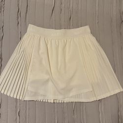 White Mini Skort