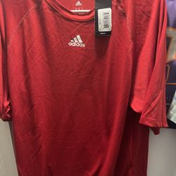 Adidas Red 🔴 Dri-Fit Jersey Size M