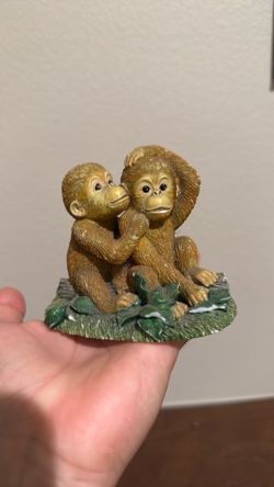 Cute Vintage orangutan figure