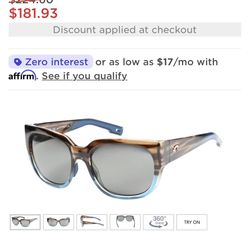 Women’s Costa Polarized Sunglasses (NEW)