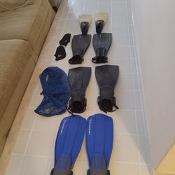 Diving Fins Flippers Snorkeling Scuba