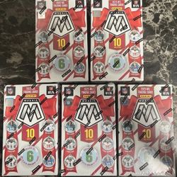 2025 Mosaic Football Holiday Ornament 5 Box Lot! New Sealed! Find Ultra Rare Stained Glass & Micro Mosaic!? 