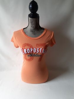 Aeropostale women's orange short sleeve top size M