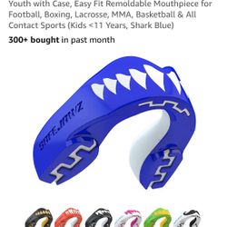 Dual Layer Mouthguard for Youth with Case, (Kids <11 Years)