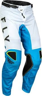 Brand New Fly Racing Kinetic Mesh Kore Pants Blue/White/Hi-vis Size 28