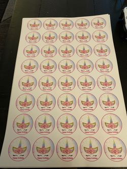Unicorn Sticker Sheets
