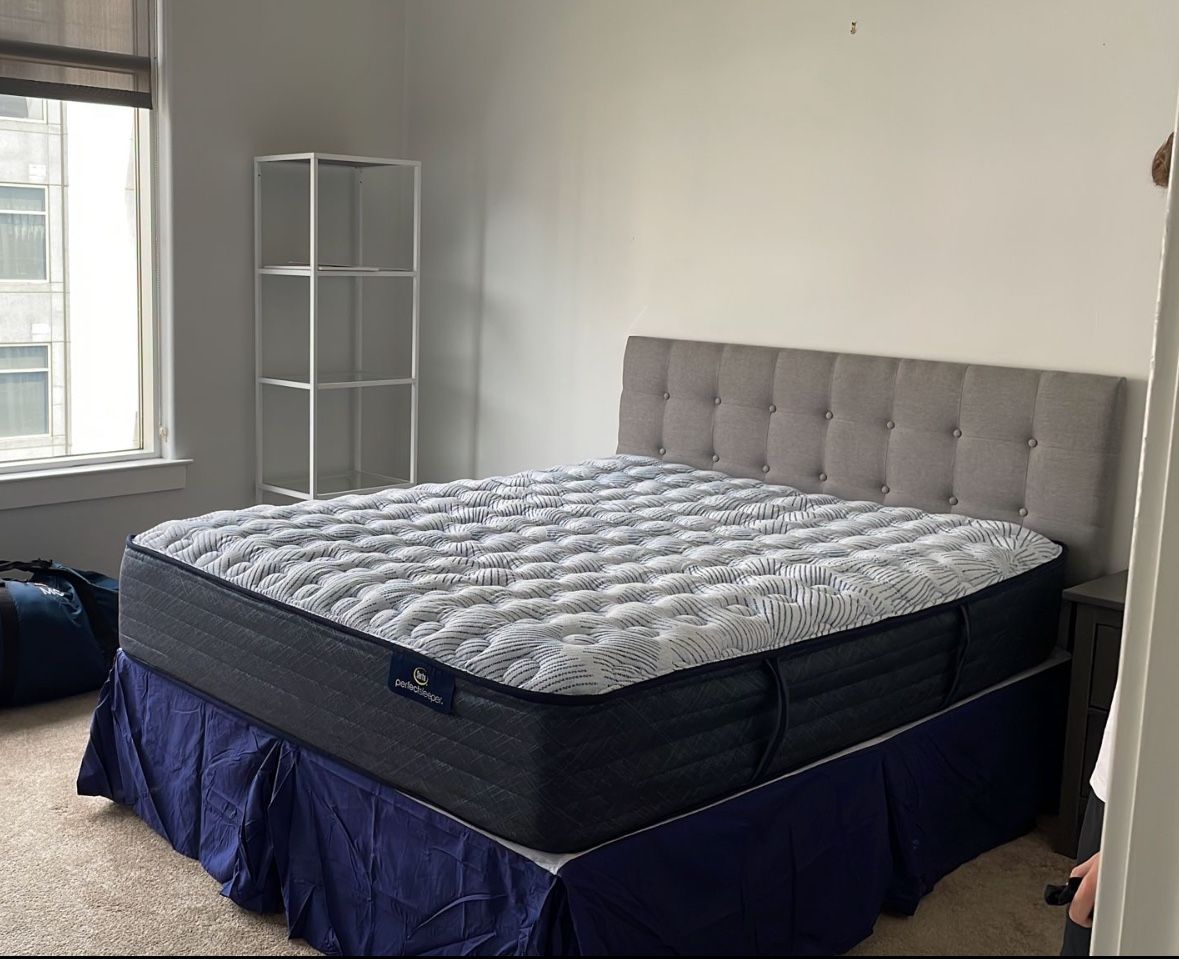 Bed Frame + Mattress + Headboard