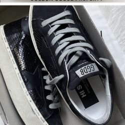 GOLDEN GOOSE HIGH STAR IN BLACK SIZE 35