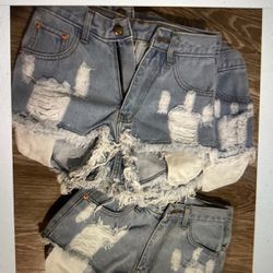 Jeans Shorts Small And Medium ( NEW ) 
