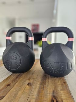 2 Kettlebells 8kg or 18lbs pounds