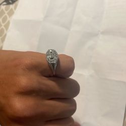 Stainless CZ Ring Women’s 