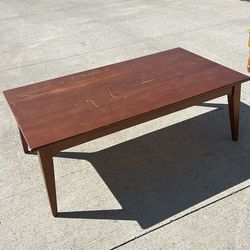 Pine solid wood coffee table
