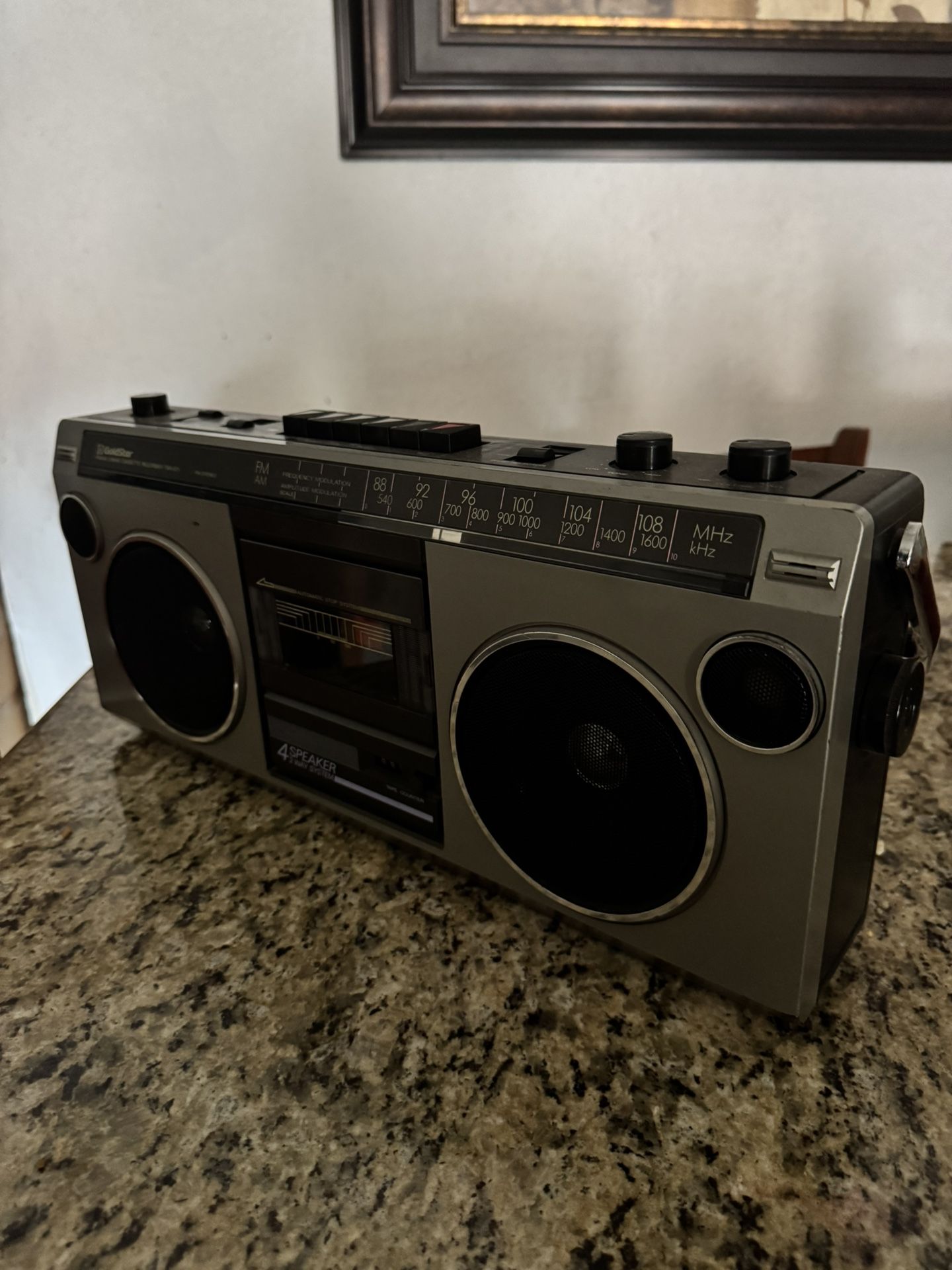 Vintage Goldstar TSR-571 Stereo Radio Cassette Recorder