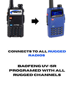 Rugged radios/ PCI programmed desert radios.