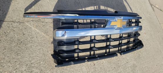 2023 chevy silverado grille and front bumper