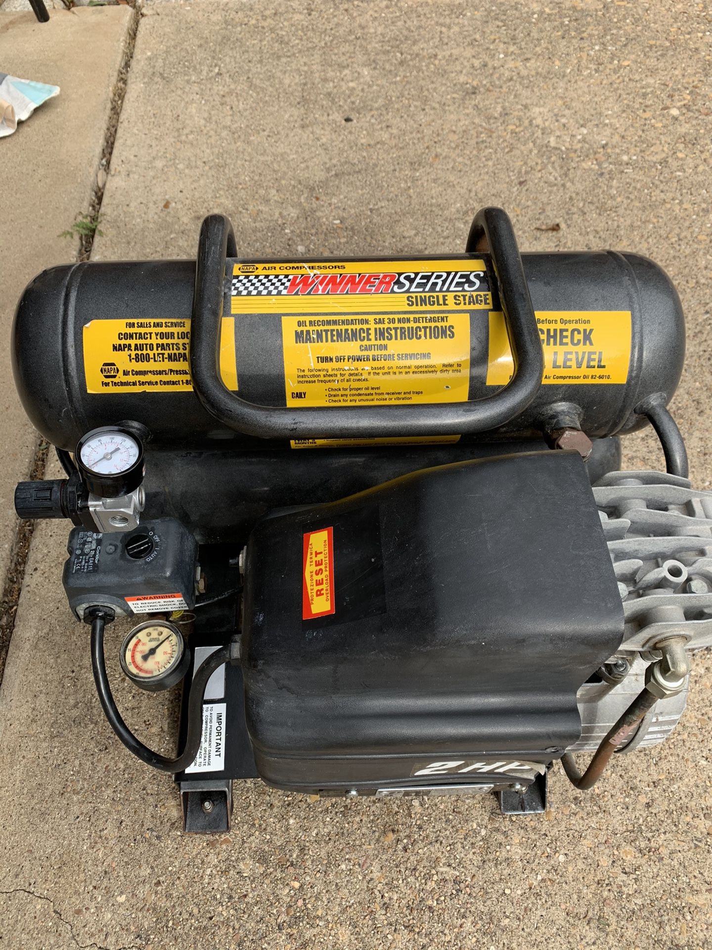 Napa Branded Air Compressor for Sale in Plano, TX OfferUp