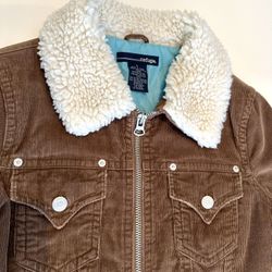 Corduroy Sherpa jacket in brown size small