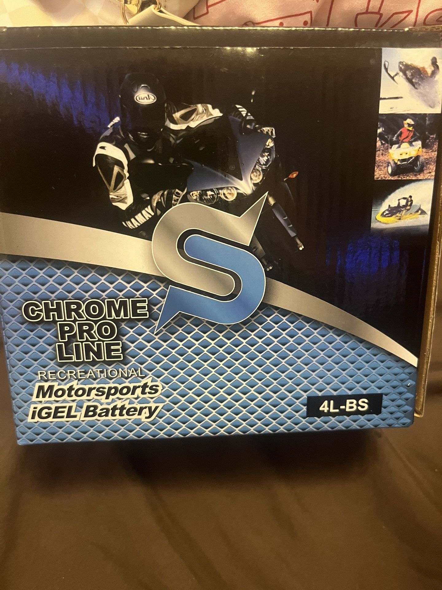 Pro Chrome Line Igel Motor Cycle Battery