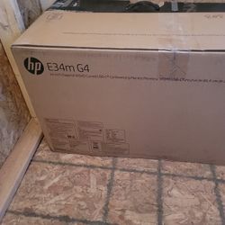 HP E34m G4 34" WQHD Curved USB-C Conferencing Monitor