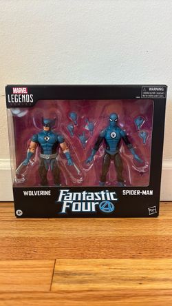 Marvel legends Spiderman and Wolverine