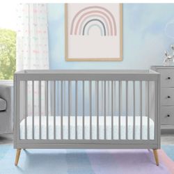 Delta Children Jordan 4-in-1 Convertible Crib - Gray