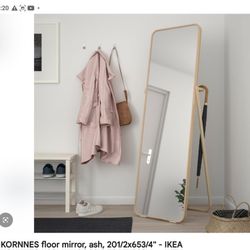 IKEA IKORNNES floor mirror