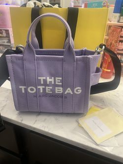 THE CANVAS SMALL TOTE BAG LILAC NEW