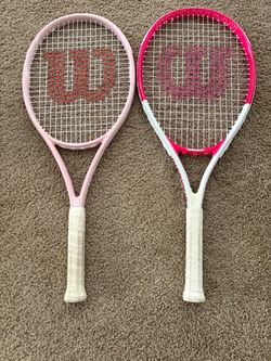 Wilson Pink Tennis Rackets – Set of 2