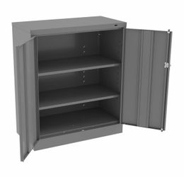 Tennsco 1442-MGY Steel Storage Cabinet 36" Wide, 18" Deep, 42" High
