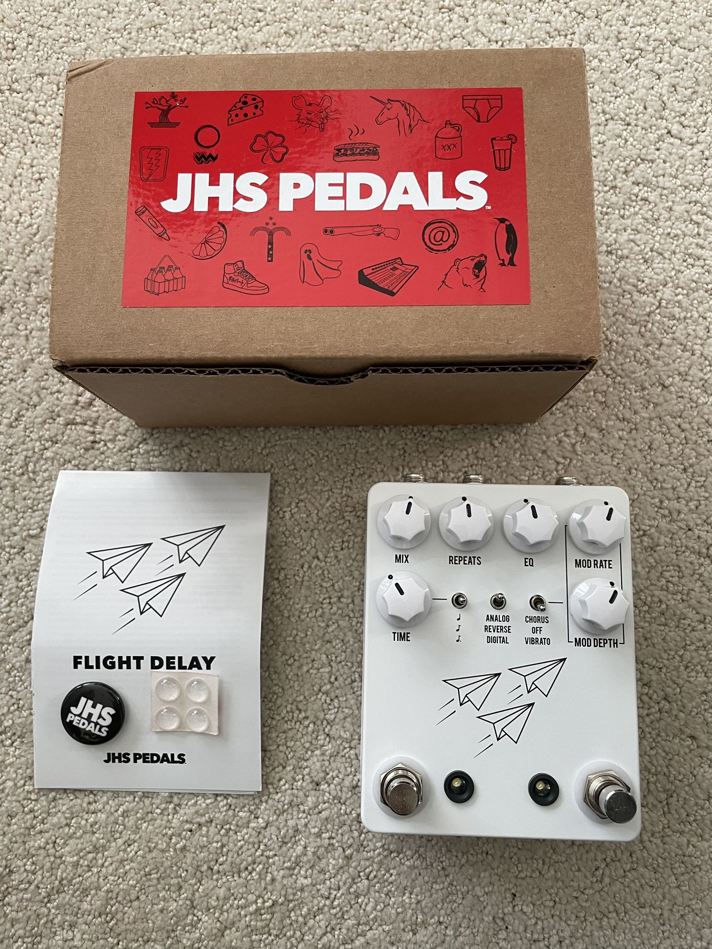 JHS Flight Delay White