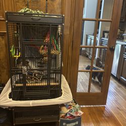 Top Play Metal Bird Cage