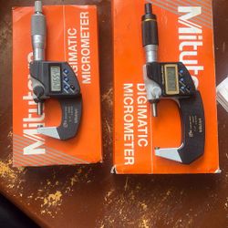 Mitutoyo Micrometer Digimatic  & Quantumike