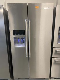 KitchenAid Stainless Steel Side-by-Side Refrigerator
