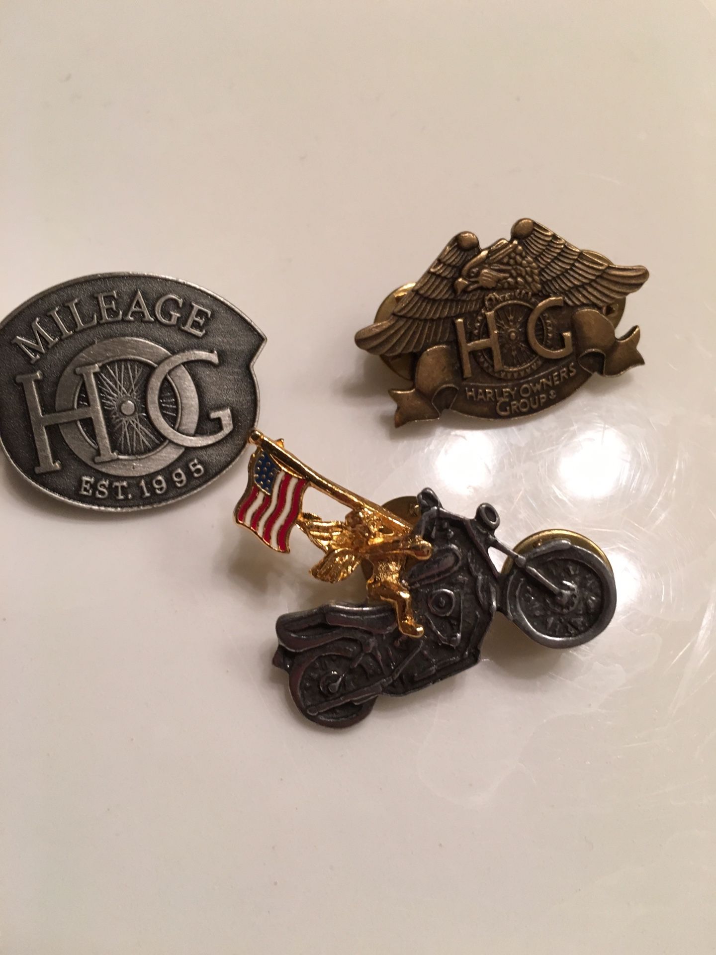 Harley Davidson HOG jacket / vest pins